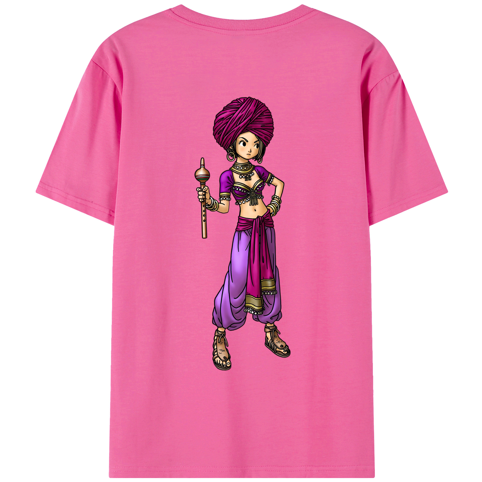 （画像用） ドラゴンクエスト Doragon Kuesuto Dragon Quest レディース半袖Tシャツ(バックプリント)